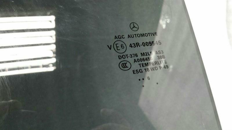 Mercedes GLS X166 right rear door glass A1667352510 door window rear RE dark
