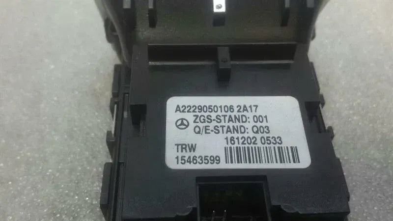 Mercedes S-Class W222 Park Brake Switch A2229050106 Parking Brake Switch PBM