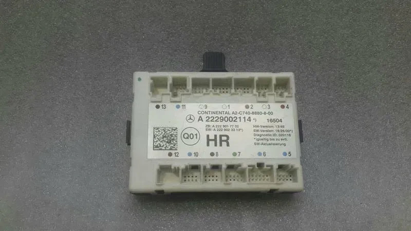 Mercedes S-Class W222 RRH door module A2229002114 door control unit rear right