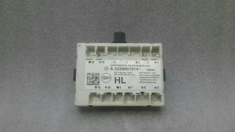 Mercedes S-Class W222 RLH door module A2229001914 door control unit rear left