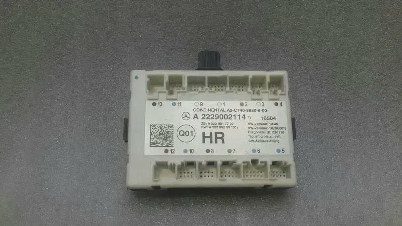 Mercedes S-Class W222 RRH door module A2229002114 door control unit rear right