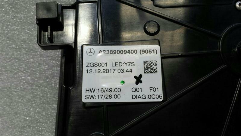 Mercedes E Class W238 Convertible Dome Light A2389009400 Interior Light
