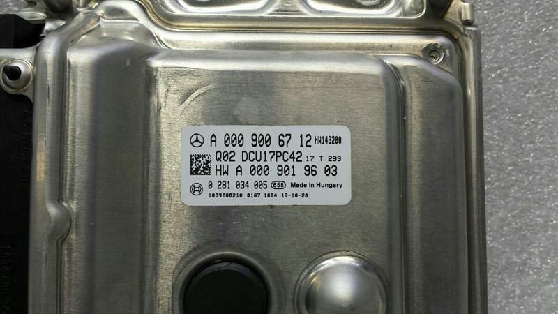 MERCEDES E CLASS W238 EXHAUST GAS AFTERTREATMENT MODULE A0009006712 ECU