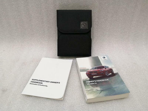 BMW X4 G02 X4M M40iX CAR MANUAL OWNER'S HANDBOOK ENGLISH LANGUAGE