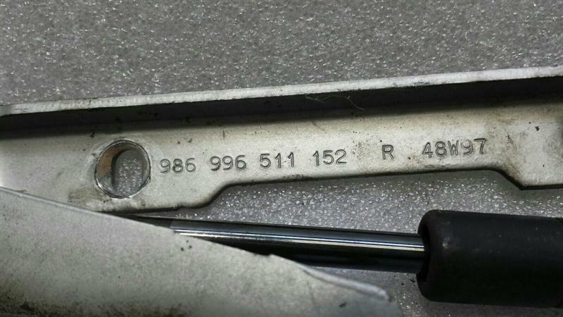 Porsche 911 996 Bonnet Hinge Set 996511152 Hood Hinge Set Complete