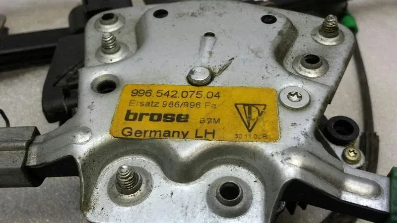 Porsche 911 996 Left Front Door Winder 99654207504 Window Regulator Front Left