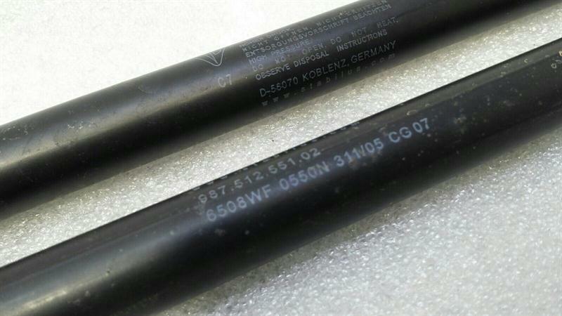 Porsche Cayman 987 boat lid strut 98751255102 gas pressure spring tailgate set set