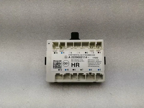 Mercedes S-Class W222 RRH Door Module A2229002114 Door Control Unit Rear Re