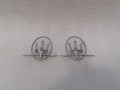 MASERATI QUATTROPORTE VI M156 LOGO Cover Set / Maserati EMBLEM SET