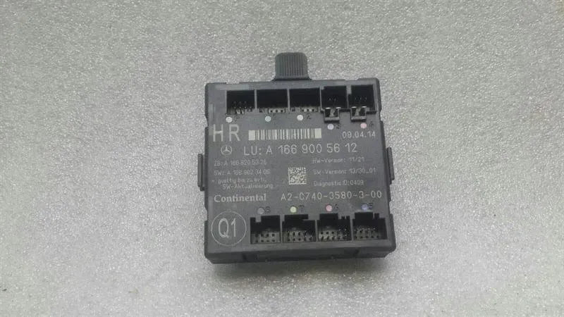 Mercedes ML W166 Rear Right Door Module A1669005612 Door Control Unit Rear RE