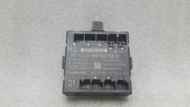 Mercedes ML W166 rear left door module A1669005412 door control unit rear left