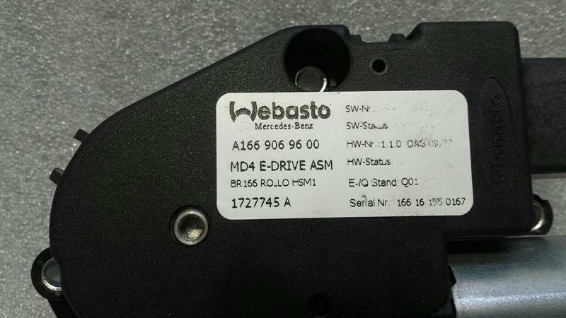 Mercedes GLS X166 Sun Roof Engine A1669069600 Sunroof Engine Panorama