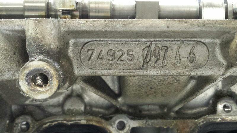 PORSCHE 911 991 CYLINDER HEAD COMPLETE CYL 4-6 9A110491415 CYLINDER HEAD 3.4 981