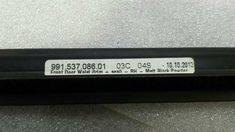 Porsche 911 991 right door moulding 99153708601 right door strip
