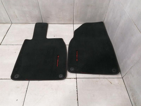 Porsche Boxster 981 floormats RED STICHING FOOTMATS RHD RIGHT HANDLEBAR