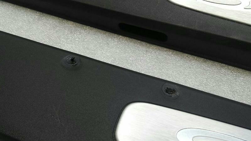 Porsche Boxster S 981 Door Sill 98150466701 Door Chrome Bar Set