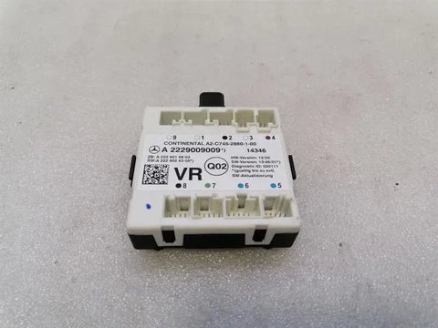 Mercedes S-Class W222 Door Electronic Module A2229009009 Control Unit FRH RIGHT
