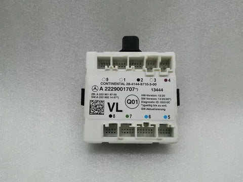 Mercedes S-Class W222 FLH door module A2229001707 control unit left door front