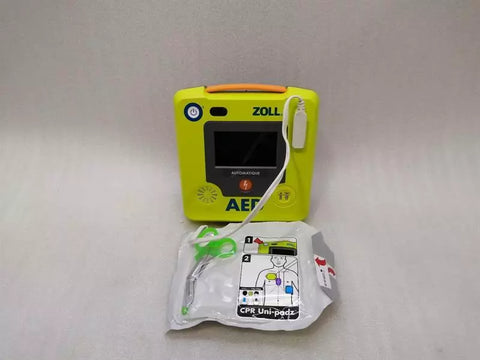 NEW"" AED3 AED 3 Defibrillator SET automatic FRENCH LANGUAGE ONLY