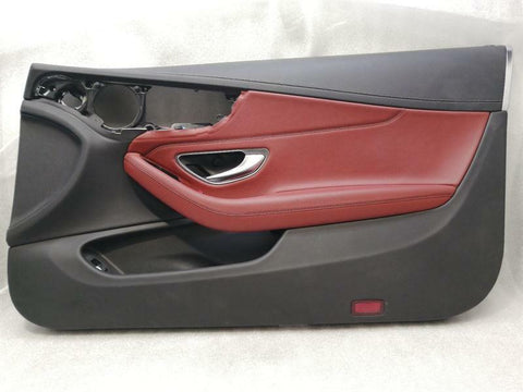MERCEDES C43 DESIGNO W205 DOOR CARD A2057203427 RIGHT DOOR PANEL LEATHER RED
