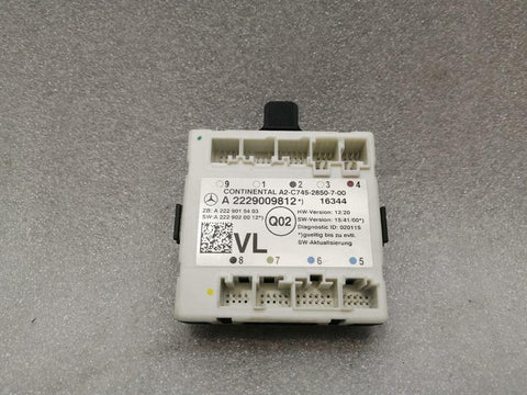 Mercedes C Class W205 FLH Door Module A2229009812 Door Control Unit Front Left