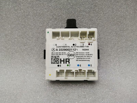 Mercedes C Class W205 RRH Door Module A2229002112 Door Control Unit Rear Right