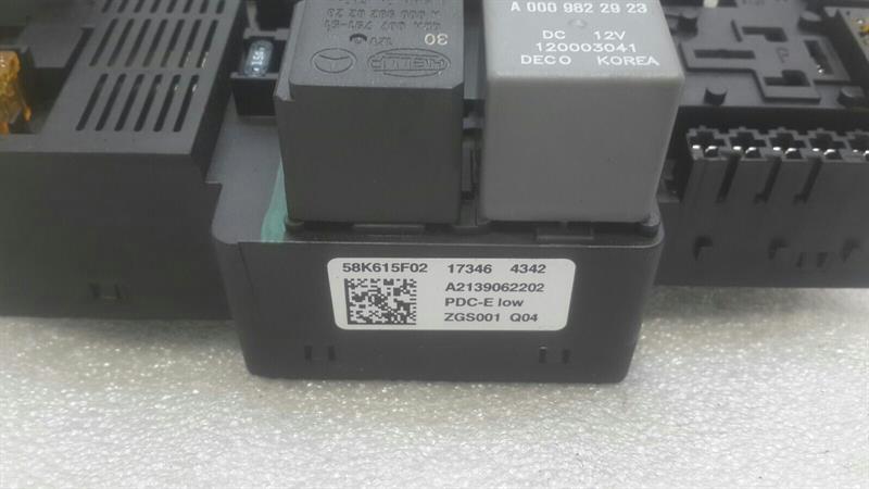 Mercedes E Class W238 Fuse Box A2139062202 Fuse Box