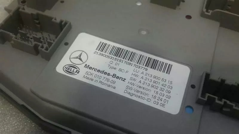 Mercedes E Class W238 Electronic Module A2139005315 Control Unit SAM W213