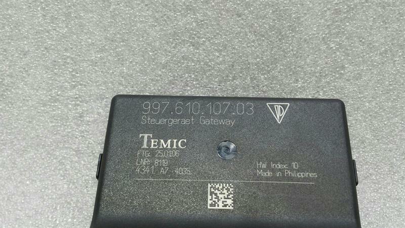 Porsche Boxster 987 Electronic Module 99761010703 Control Unit Gateway