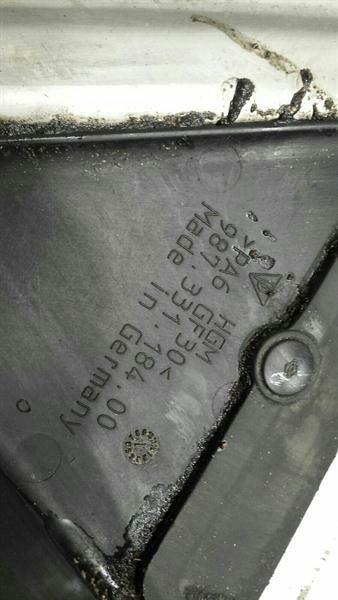 Porsche Boxster 987 Undertray 98733118400 Underfloor Trim