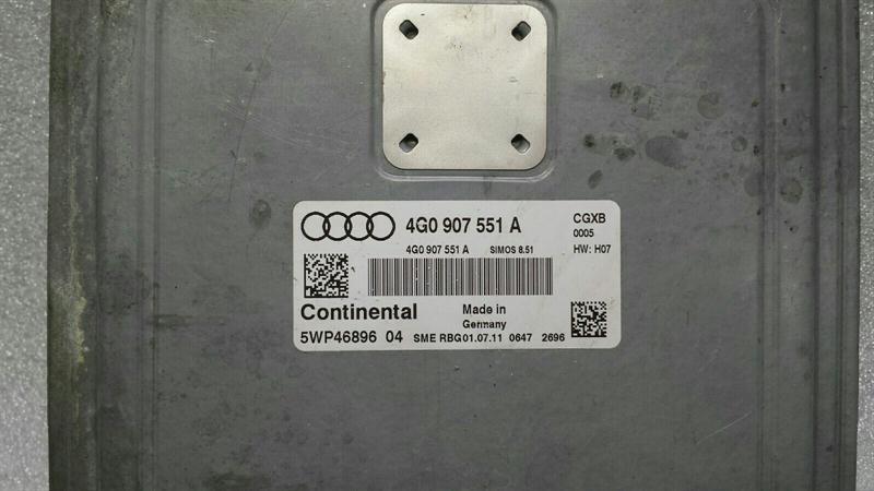 Audi A7 4G Engine ECU 4G0907551A Engine Control Unit 3.0 TFSI V6