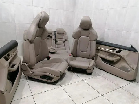 PORSCHE TAYCAN 9J EXCLUSIVE CLUB LEATHER 18-WAY SPORT SEATS TAYCAN LEATHER SEATS