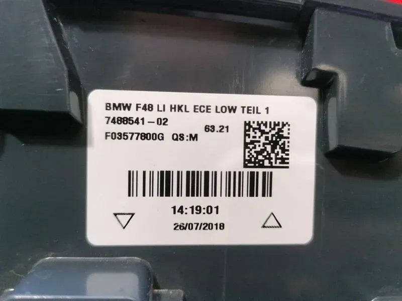 BMW X1 F48 Left Rear Light 7488541 taillight rear left
