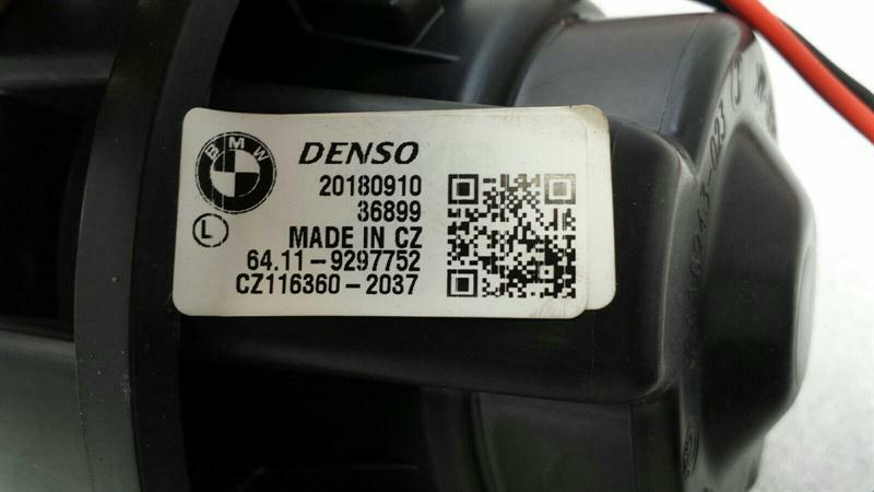 BMW X1 F48 RHD Heater Blower 9297752 Right Hand Drive 9377854