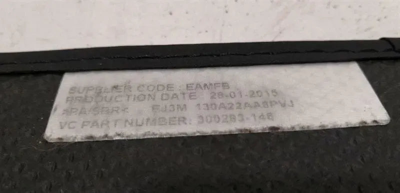 RANGE ROVER EVOQUE Floor Matte EJ3M-130A22AA8PVJ RHD RIGHT HANDLEBAR