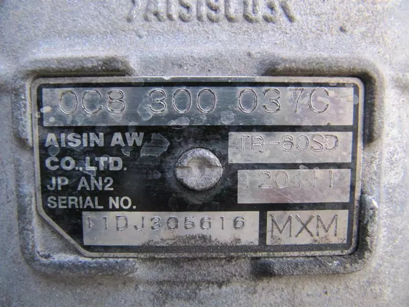 Porsche Cayenne 958 92a Gearbox A55.04 Car Transmission 3.6 V6 220KW MXM 0C8300037C