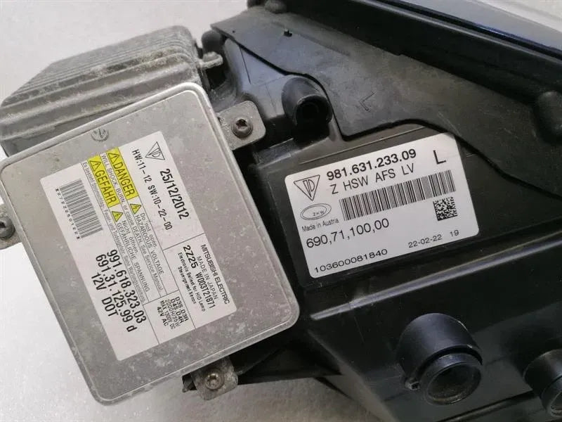 Porsche Cayman 981 GTS Headlight Set AFS 98163123309 Headlamp 98163123409