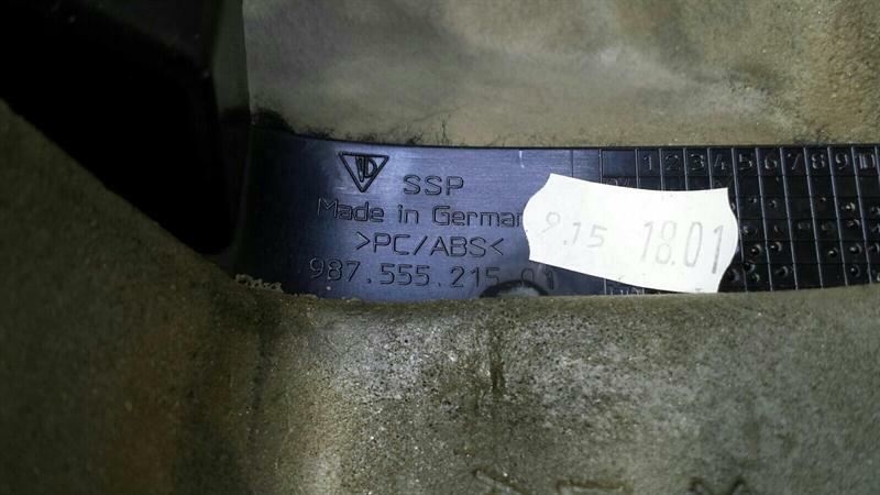 Porsche Cayman S 987 C Post Cover Set 98755521501 C Pillar Cover Set