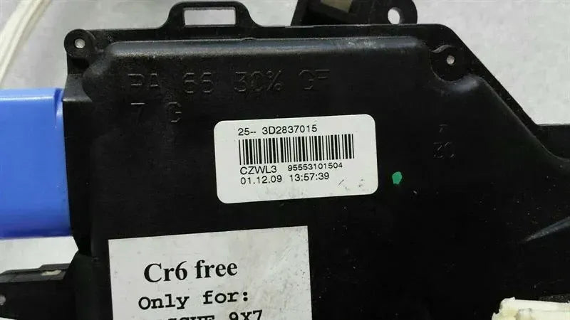 Porsche Cayman S 987 RHD left door lock 3D2837015 right hand drive