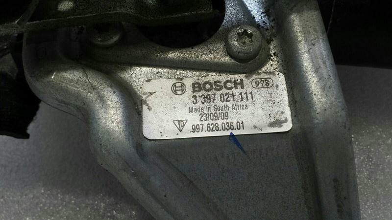 Porsche Cayman 987 RHD Front Wiper Engine 99762803601 Right Hand Drive