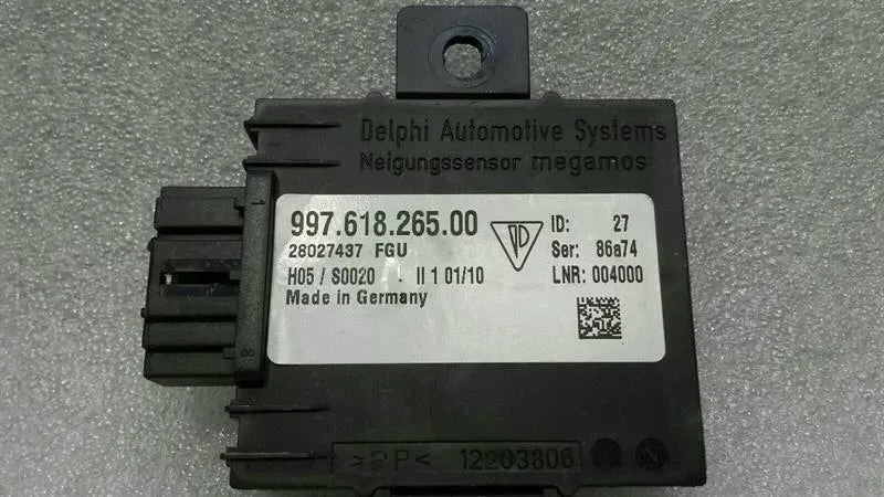 Porsche Cayman 987 tilt module 99761826500 control unit tilt sensor