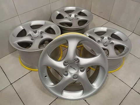 R18 Porsche 911 996 Alloy Wheel 99636214211 Turbo II Alloy Wheel 8J ET50 11J ET45