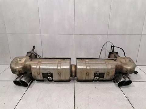 Porsche 911 996 Exhaust Silencer 99611102775 Exhaust Turbo X54 Steel Tailpipes