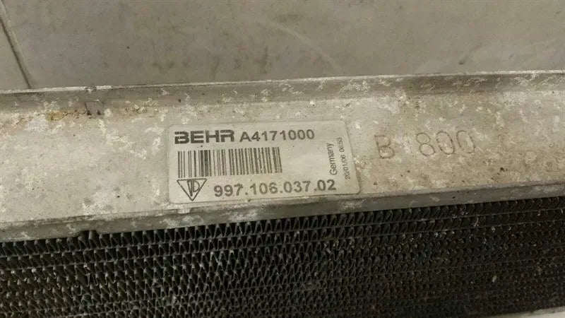 Porsche 911 997 Water Radiator 99710603702 Water Cooler Cooler