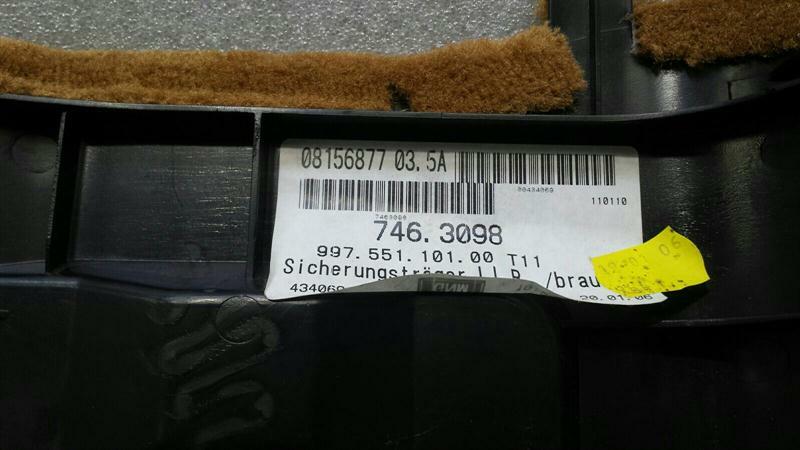 Porsche 911 997 Fuse Cover 99755110100 Battery Bezel