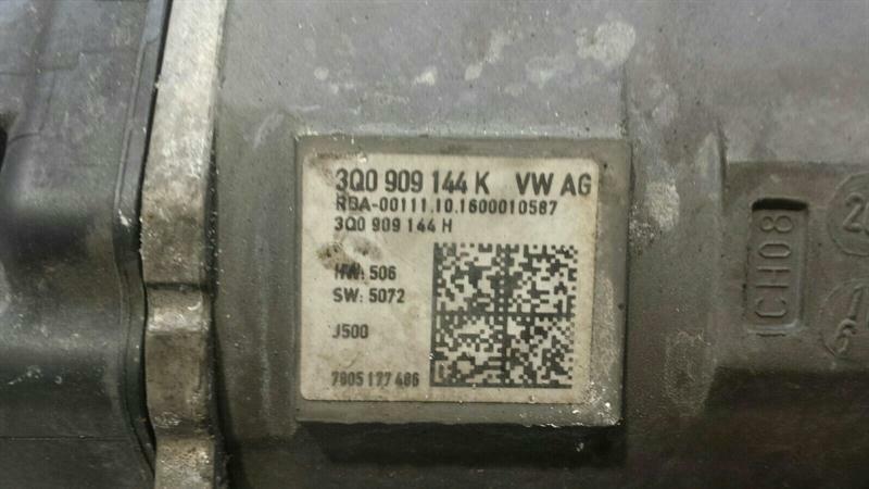 Audi S3 8V RHD Power Steering Rack 3Q0909144K Right Handlebar Electrical