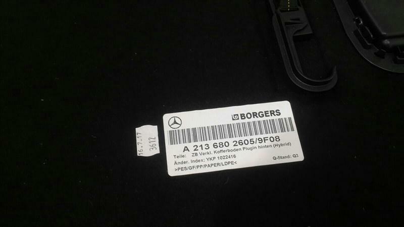 Mercedes E Class W213 Boat Floor A2136802605 Boot Liner Hybrid