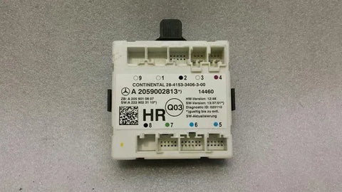 Mercedes C Class W205 RRH Door Module A2059002813 Door Control Unit Rear Right