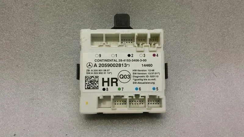 Mercedes C Class W205 RRH Door Module A2059002813 Door Control Unit Rear Right
