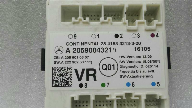 Mercedes C Class W205 FRH Door Module A2059004321 Door Control Unit Front Right